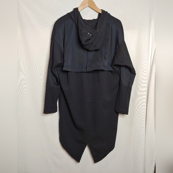 Under Armour UA Generation Parka Black‎ Longline Hooded Jacket 1322076-001 S - Picture 3 of 15